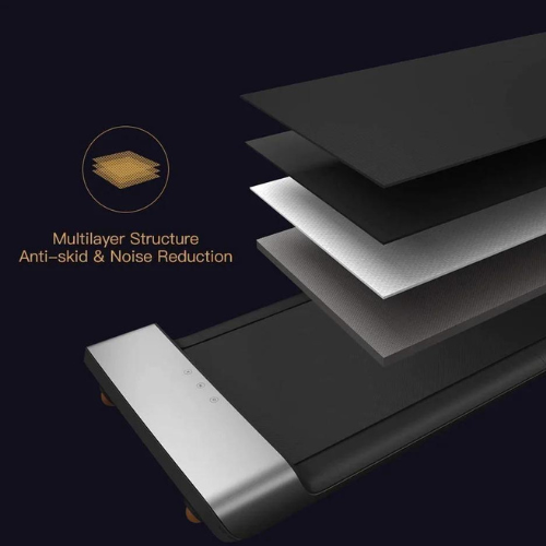 WALKINGPAD A1 PRO Smart Folding Under Desk Treadmill with Extra-Wide Platform, Remote Control, Installation-Free, Quiet and Portable Treadmill for