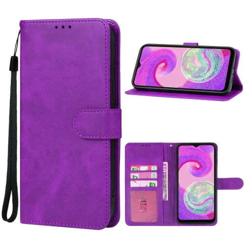 [CS] Étui portefeuille portefeuille à rabat magnétique en cuir pour Samsung Galaxy A16, violet