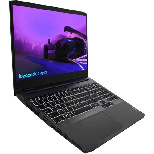 Refurbished Lenovo IdeaPad 3i 15.6" FHD Gaming Laptop (Intel Core i5-11300H, 8GB RAM, 512GB SSD, Windows 11, GeForce GTX 1650) - Shadow Black