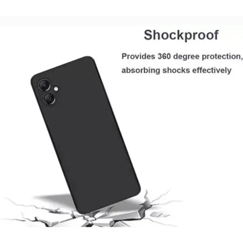 [CS] Ultra Thin Soft TPU Bumper Case Back Cove for Samsung Galaxy A06, Black