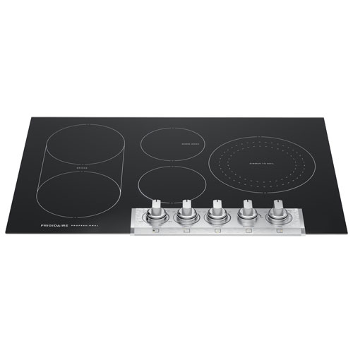 Surface de cuisson électrique de 30 po à 5 éléments Professional de Frigidaire - Acier inoxydable noir résistant aux taches