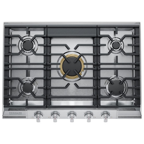 Surface de cuisson au gaz de 30 po à 5 brûleurs Professional de Frigidaire - Acier inoxydable