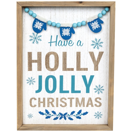 Art mural encadré «&nbsp;Have A Holly Jolly Christmas&nbsp;» - 15,5&nbsp;po x 11,75&nbsp;po