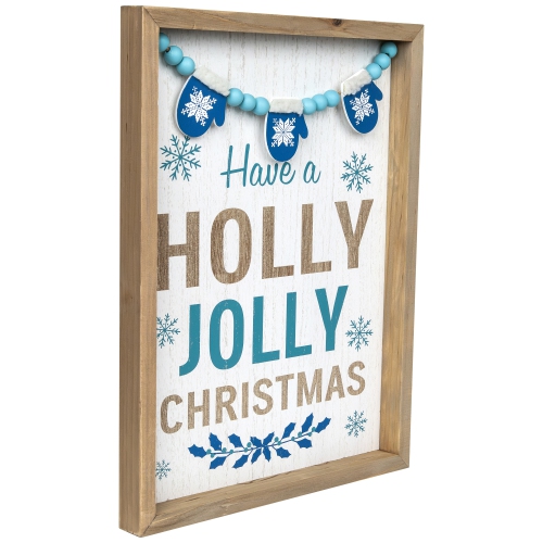 Art mural encadré «&nbsp;Have A Holly Jolly Christmas&nbsp;» - 15,5&nbsp;po x 11,75&nbsp;po