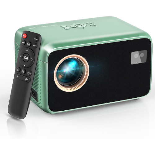 Image 1 de 5.. Projecteur 4K sans fil/Bluetooth de GKLPO