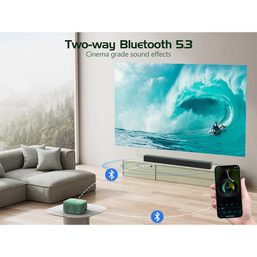 GKLPO 4K Projector Wireless/Bluetooth