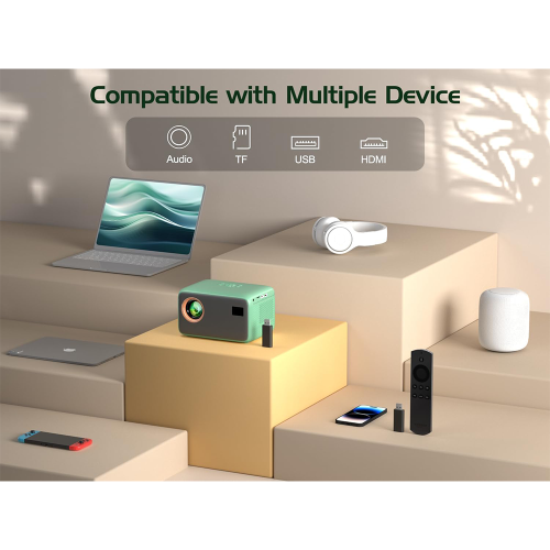 GKLPO 4K Projector Wireless/Bluetooth