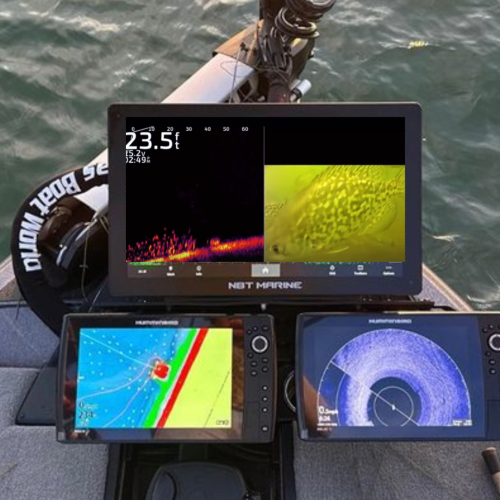 Aqua-Vu Micro Revolution HD Underwater Camera – HDMI & RCA Compatible Fish Finder for Garmin, Lowrance, Humminbird Apex, and Forward-Facing Sonar