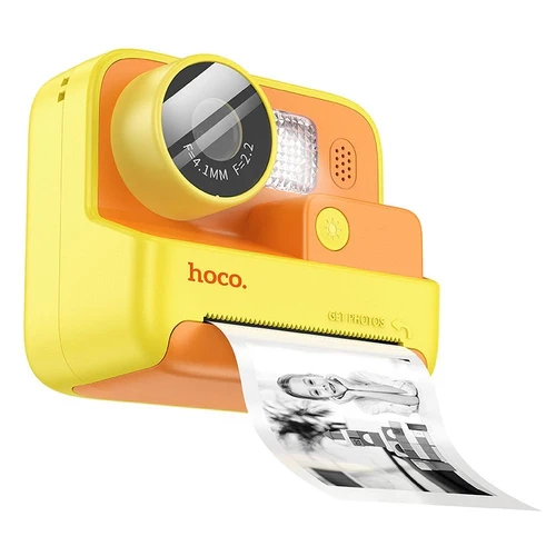 Hoco DV200 Kids Camera for Instant Photo Prints - Yellow