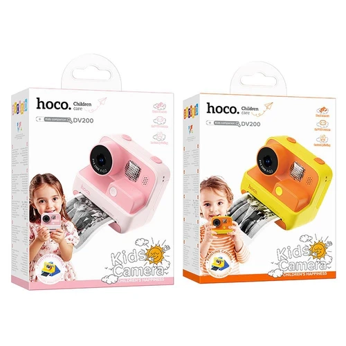 Hoco DV200 Kids Camera for Instant Photo Prints - Pink