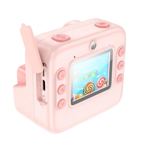 Hoco DV200 Kids Camera for Instant Photo Prints - Pink