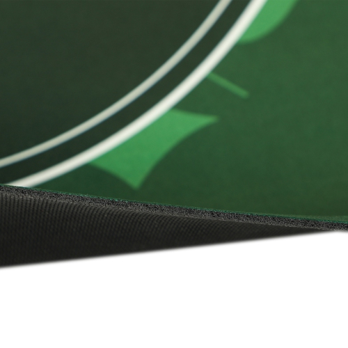 Tapis de poker de 47 x 24&nbsp;po de Soozier, dessus de table de poker pour 6 joueurs, chiffon résistant à l'eau pour table de poker avec sac de