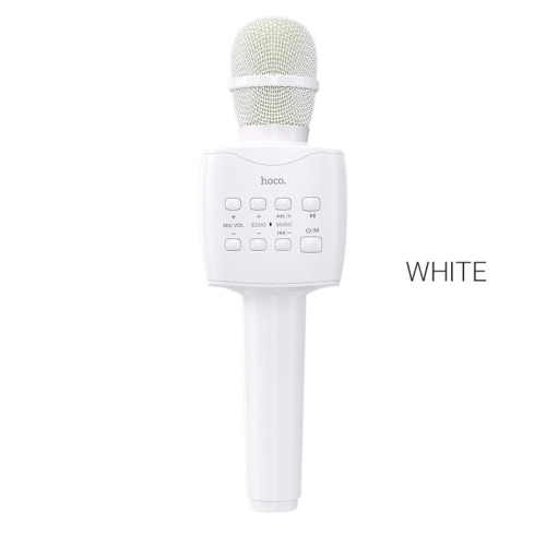 Microphone karaoké sans fil «&nbsp;BK5 Cantando&nbsp;» de microphone – Blanc