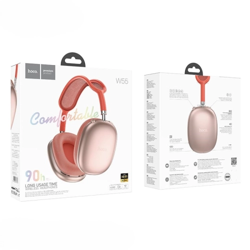 Hoco W55 Wireless Bluetooth Sports Headphones - Pink