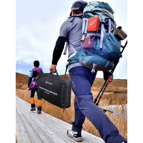 Vankyo - Staytrue 100" T Projector Screen - White