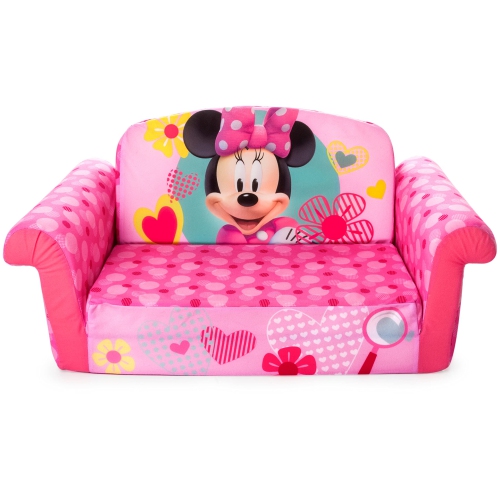 MARSHMALLOW  Furniture, Children's 2-In-1 Flip Open Foam Compressed Sofa, Minnie Mouse My young children, 3 and 1, loved their new Minnie Mouse flip open sofa! It is soft, easily washable and is a quick, easy set up