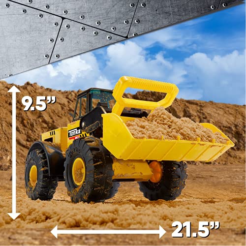 Tonka - Steel Classics Front Loader, Frustration-Free Packaging
