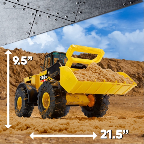 Tonka - Steel Classics Front Loader, Frustration-Free Packaging