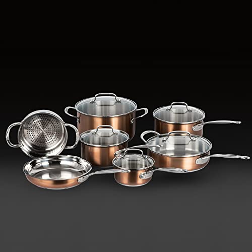 Cuisinart Classic Collection 12-Piece Stainless Steel Pots and Pans Set