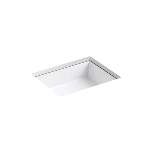 Kohler K-EC2882-0 Verticyl Rectangle Bathroom Sink, White