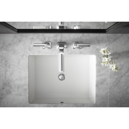 Kohler K-EC2882-0 Verticyl Rectangle Bathroom Sink, White