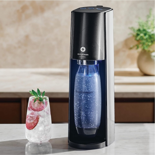 Ensemble machine à eau pétillante E-Terra de SodaStream