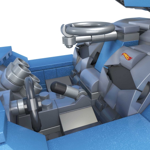 MEGA Hot Wheels Race Car Building Toys Set, Twin Mill with 635 Pieces, Build & Display Collector Replica, Blue, Kids &..