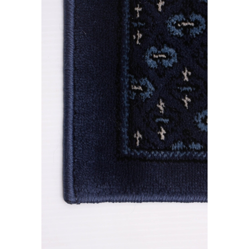 ECARPETGALLERY Blue Square Area Rug, Bokhara Oriental Tekke Carpet for Living Room Bedroom, 6'7'' x 6'7'', 385500