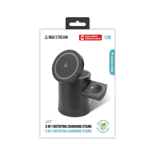 LBT Mag Stream 3-in-1 Rotating Charging Station