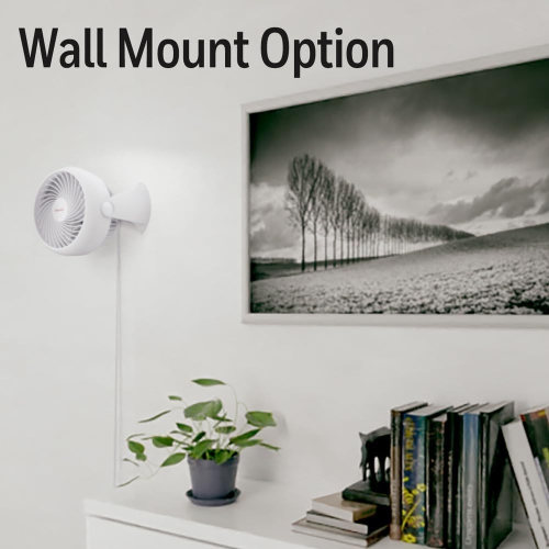 Ventilateur de table à circulation d'air TurboForce HT-904 de Honeywell, petit, blanc – Ventilateur personnel silencieux pour la maison ou le bureau,