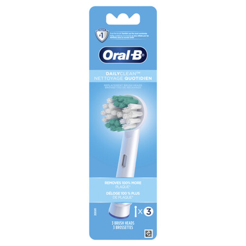 Tête de nettoyage DailyClean 3 d'Oral B - - Nouveau