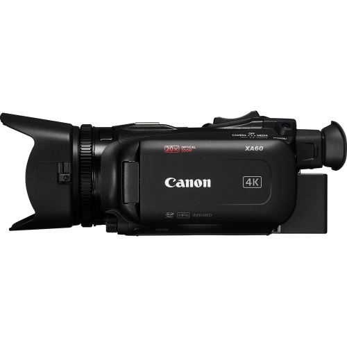Canon XA60 Professional UHD 4K Camcorder + 4K Monitor + Pro Mic + 2 x 64GB + More