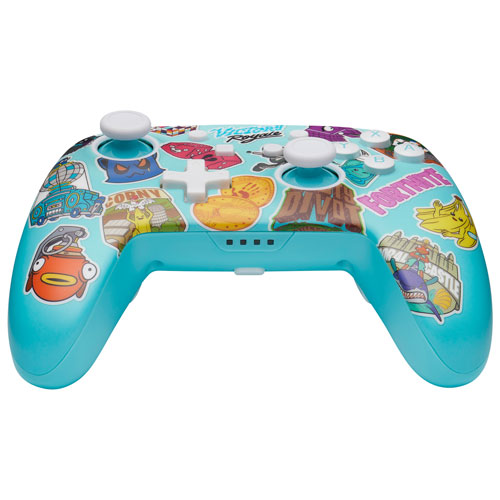 PowerA Enhanced Wireless Controller for Switch - Fortnite Sticker Mania