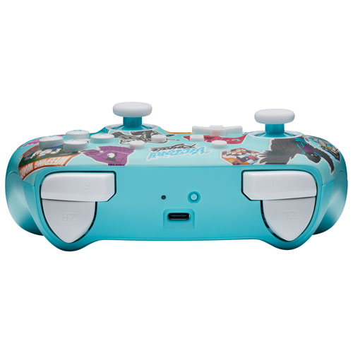 PowerA Enhanced Wireless Controller for Switch - Fortnite Sticker Mania