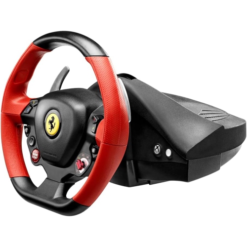 Volant de course Ferrari 458 Spider, compatible avec les consoles Xbox Series X/S et One. Idéal pour une expérience de jeu immersive.