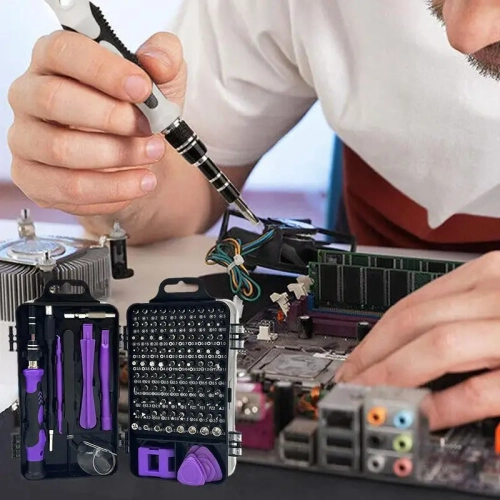 Electronics Screwdriver Set Portable 115 In 1 Mini Repair Tool Kit Electronics Repair Kit Precision Screwdriver Bits For Mobile