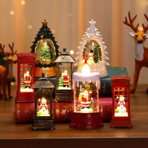 Glowing Candle Lamps, Small Wind Lamps, Night Light Ornaments, Children's Gifts, Window displays, Decorations