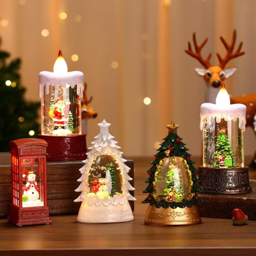 Glowing Candle Lamps, Small Wind Lamps, Night Light Ornaments, Children's Gifts, Window displays, Decorations