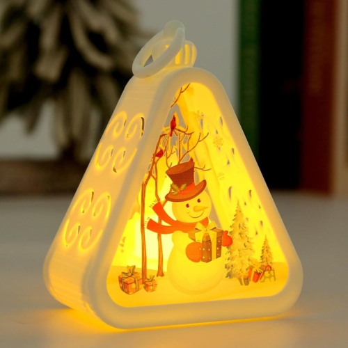 Christmas Decorations Retro Night, 2024 New Model Retro Night Light Luminous Gift, Santa Claus Small Gift Christmas Tree Decoration, Luminous Gift