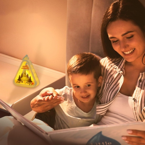 Christmas Decorations Retro Night, 2024 New Model Retro Night Light Luminous Gift, Santa Claus Small Gift Christmas Tree Decoration, Luminous Gift