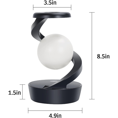 Cordless Rechargeable Mini Table Lamps, Small Bedside Lamp RGB Color Mood Light with 15W Wireless Charger, Battery Night Light for Nightstand Bedroom
