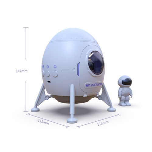 Astronaut Lander Starry Sky Projection Light USB LED Night Light Spaceman Laser Projection Lamp Bedroom Table Decoration Lamp
