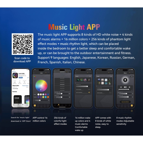 Multifunction Wireless Charger Pad Stand Speaker TF RGB Night Light 15W Fast Charging Station for iPhone Samsung Xiaomi Huawei