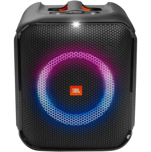 JBL PartyBox Encore Essential - Portable Party Speaker with Powerful 100W Sound, Built-in Dynamic Light Show - Black(JBLPBENCOREESSAM)-Open Box