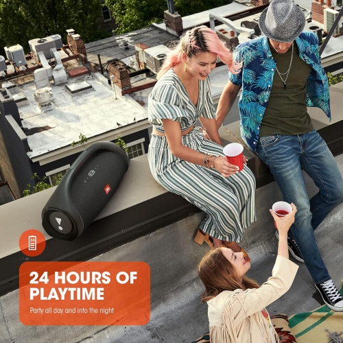 Haut-parleur sans fil Bluetooth étanche Boombox 2 JBL/autonomie jusqu'à 24 heures - Noir - BO (état 10/10)