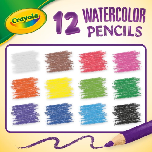 Crayola Watercolour Pencils Classpack, 240 Count
