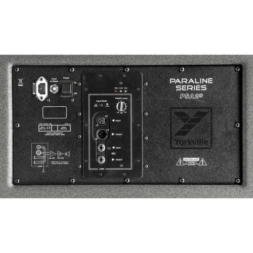 Yorkville Sound Paraline Series Flyable Powered Subwoofer 2x15'' - 2400 Watts