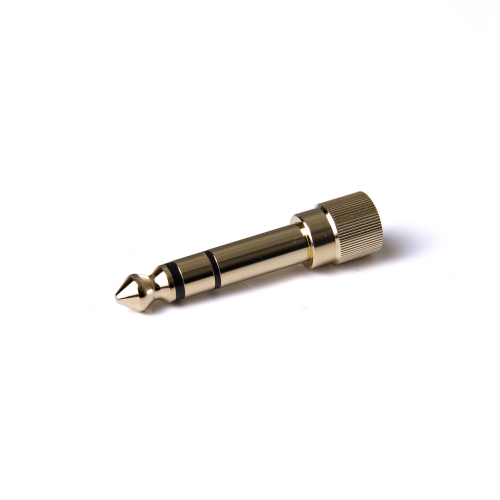 Apex 1/8'' to 1/4'' Gold Threaded Headphone Adapter