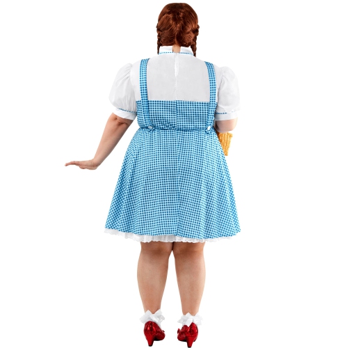 Rubies Costume Plus-Size Wizard of Oz, Deluxe Dorothy, Blue/White, OneSize