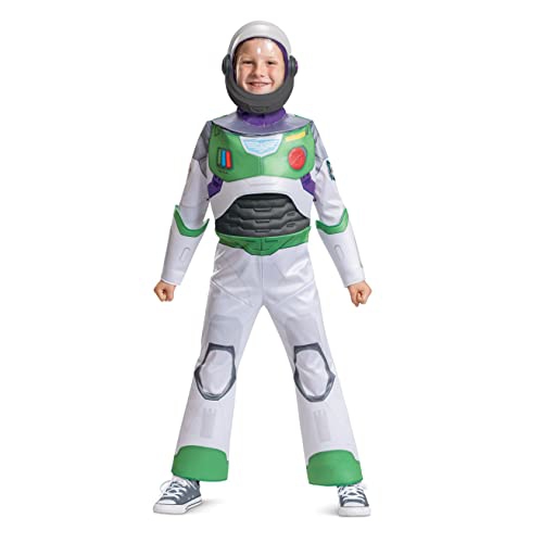 Disney Pixar – Costume officiel de luxe Buzz Space Ranger de Disney Pixar Lightyear pour enfants, petite taille (4.